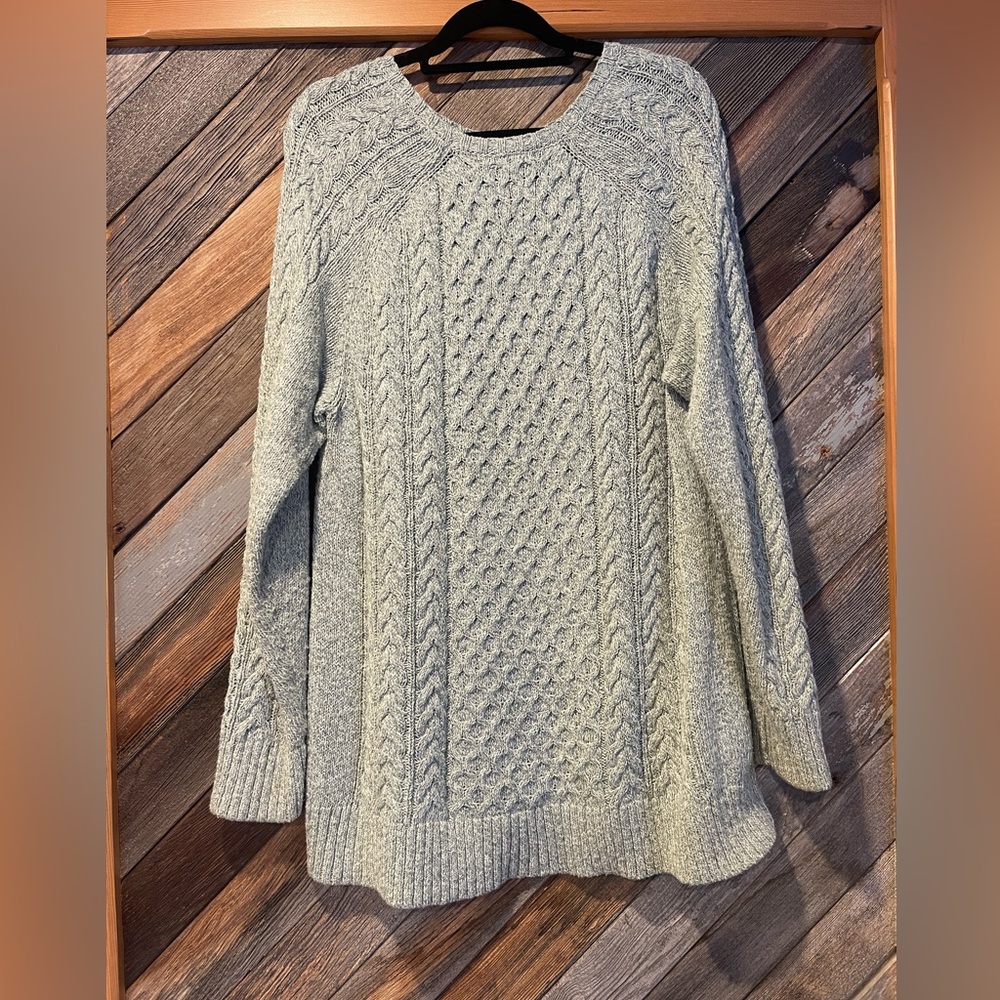 LL Bean Cable-Knit Sweater 1X